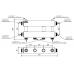 Модульный коллектор MK-150-2x32 (до 150 кВт, 2 магистр. подкл. G 1½″, 2 контура G 1¼″ вверх или вниз)
